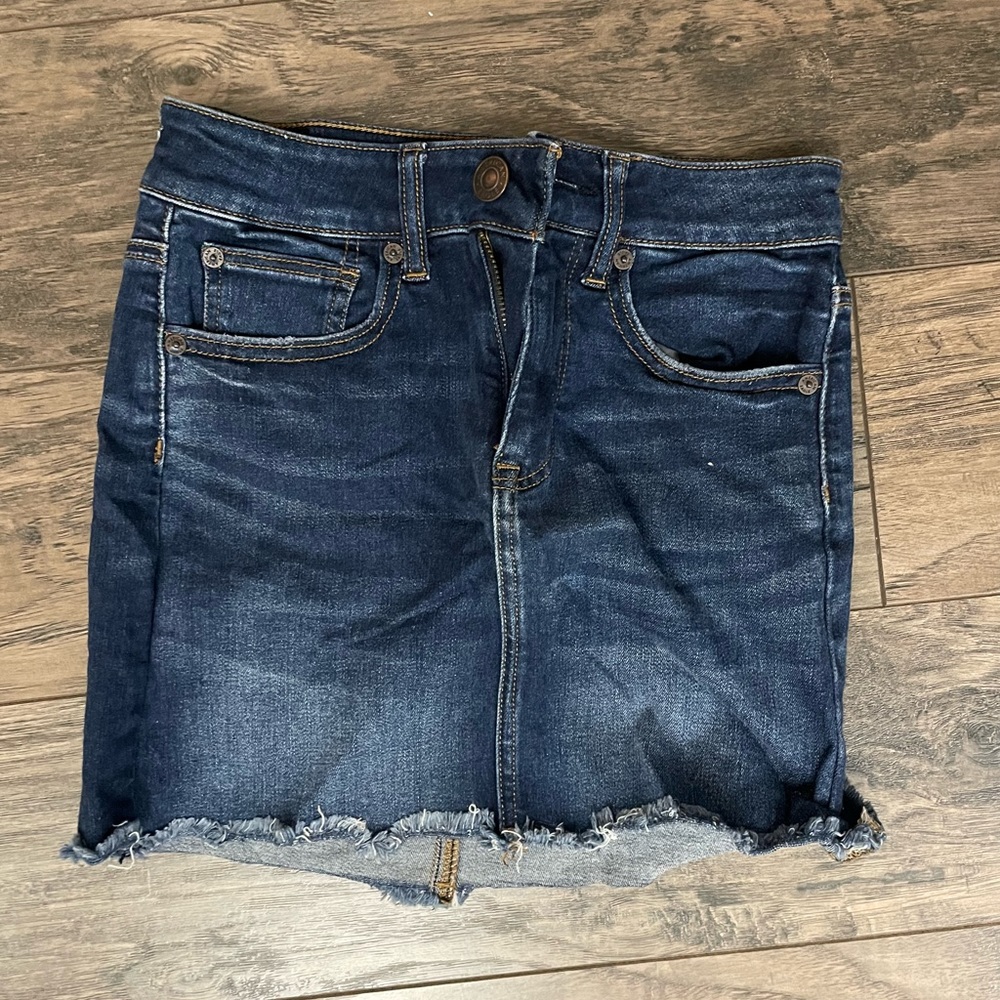 American eagle denim skirt